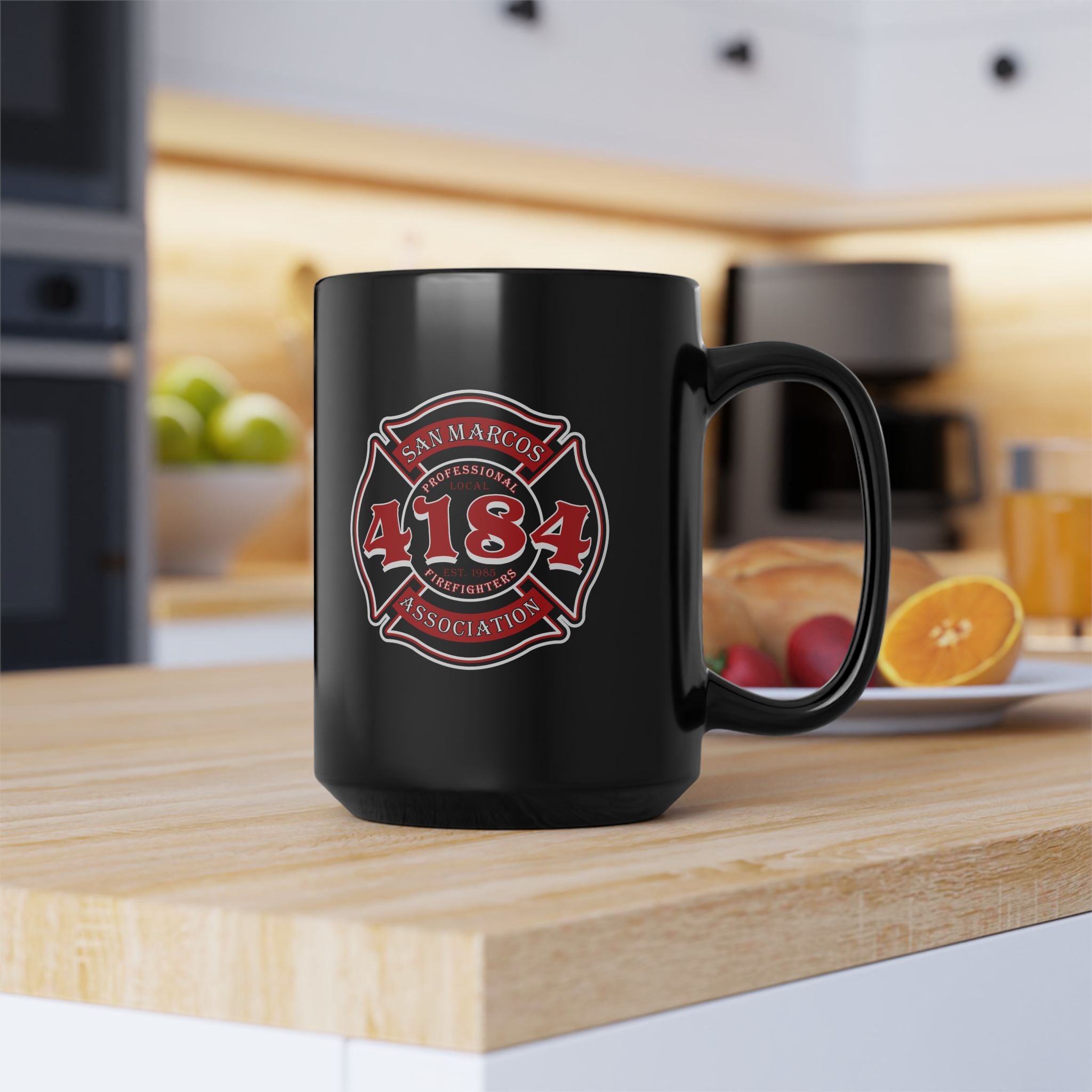 Drinkware- 4184 Maltese Cross Logo, 15oz Coffee Mug