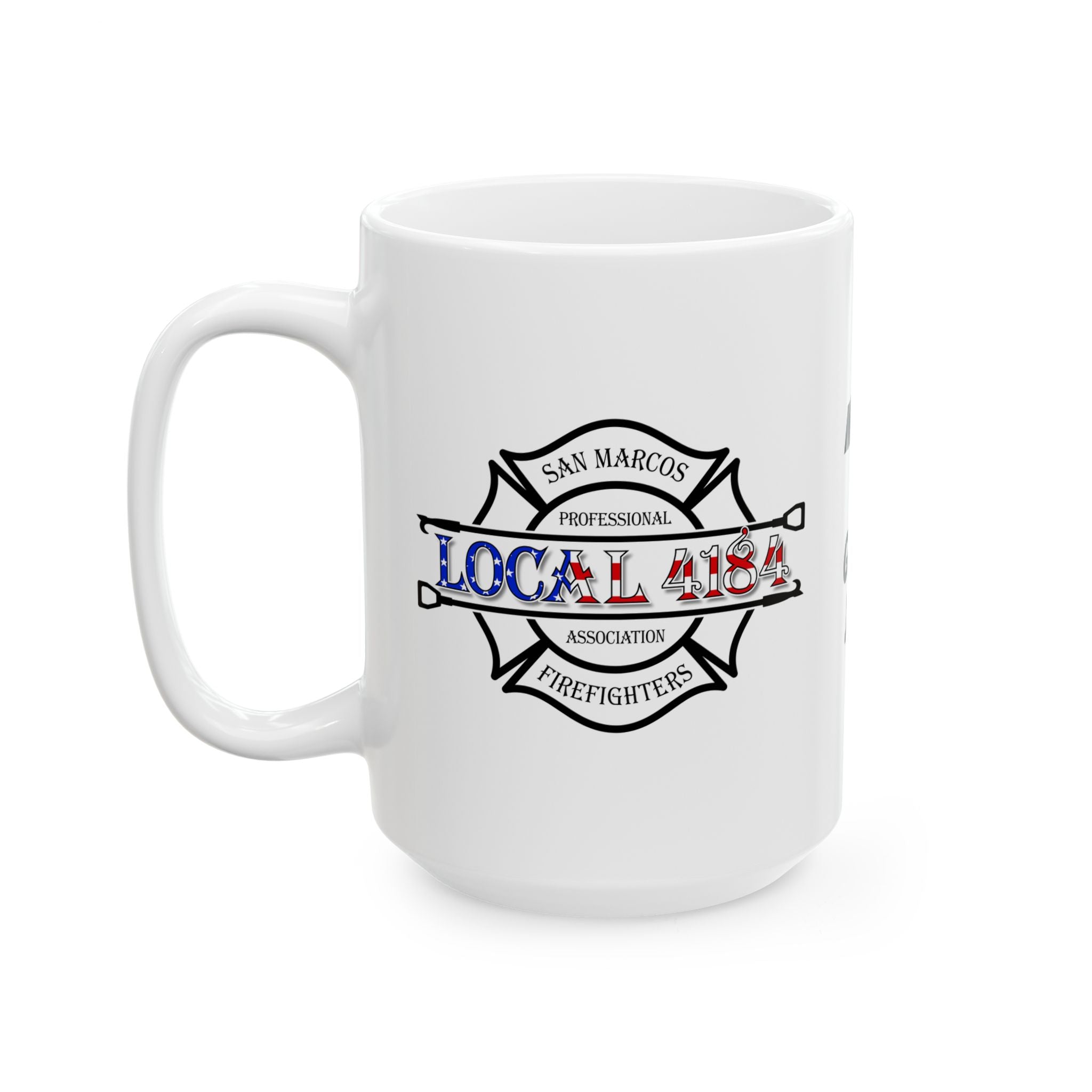 Copy of San Marcos Firefighter Association Mug, 11oz & 15oz, Perfect Gift for Firefighters, 3D Print Mugs, Personalized Coffee Cup, [...]