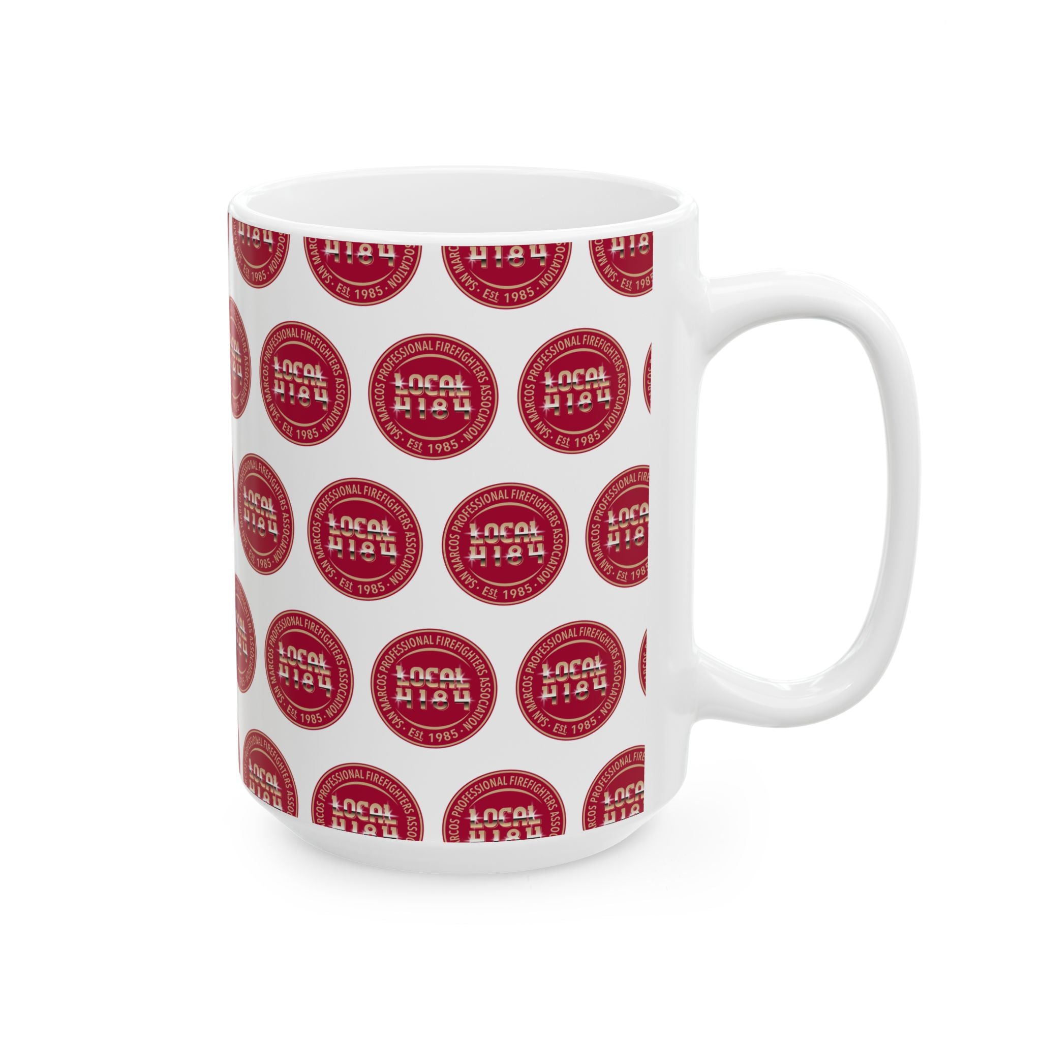 Drinkware- 4184 Lucky Strike Logo, 15oz Coffee Mug, V3