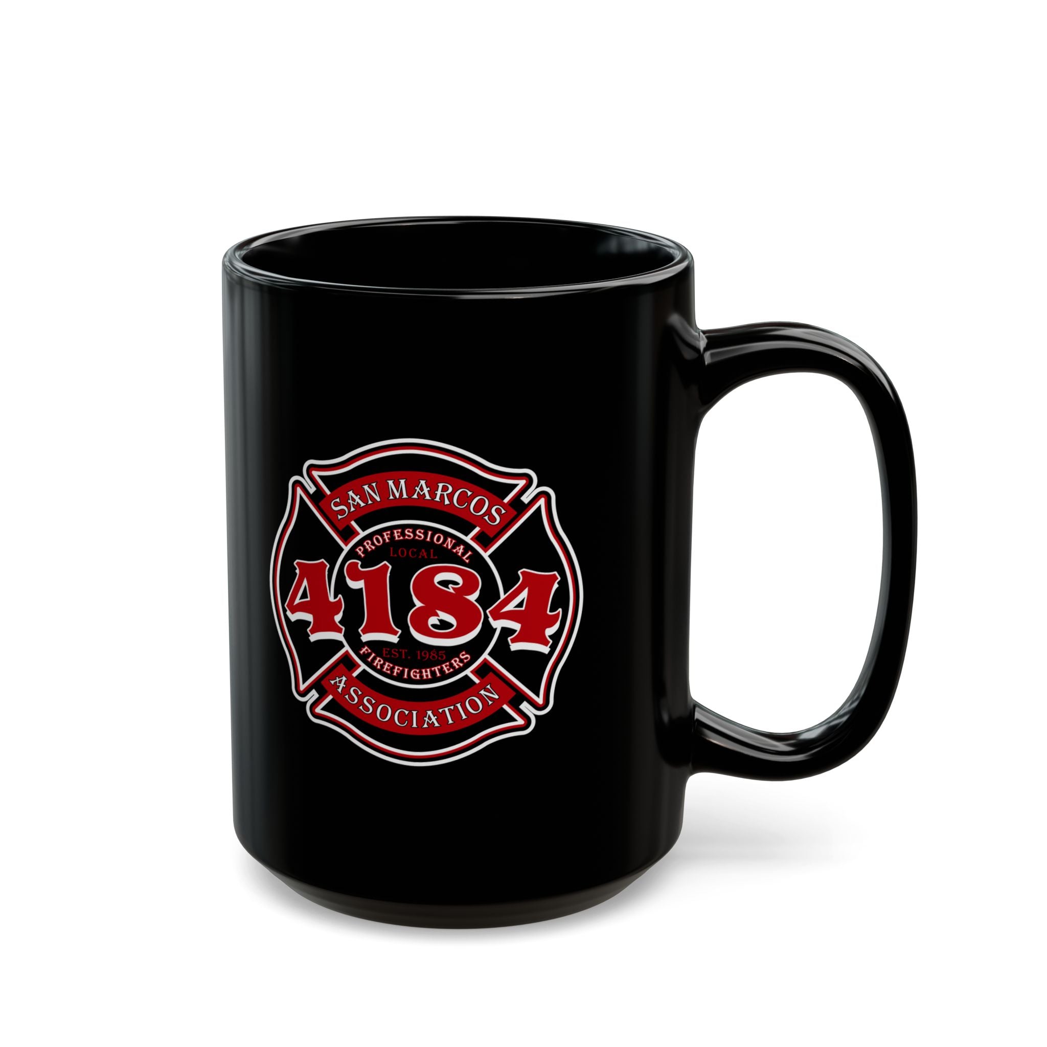 Drinkware- 4184 Maltese Cross Logo, 15oz Coffee Mug