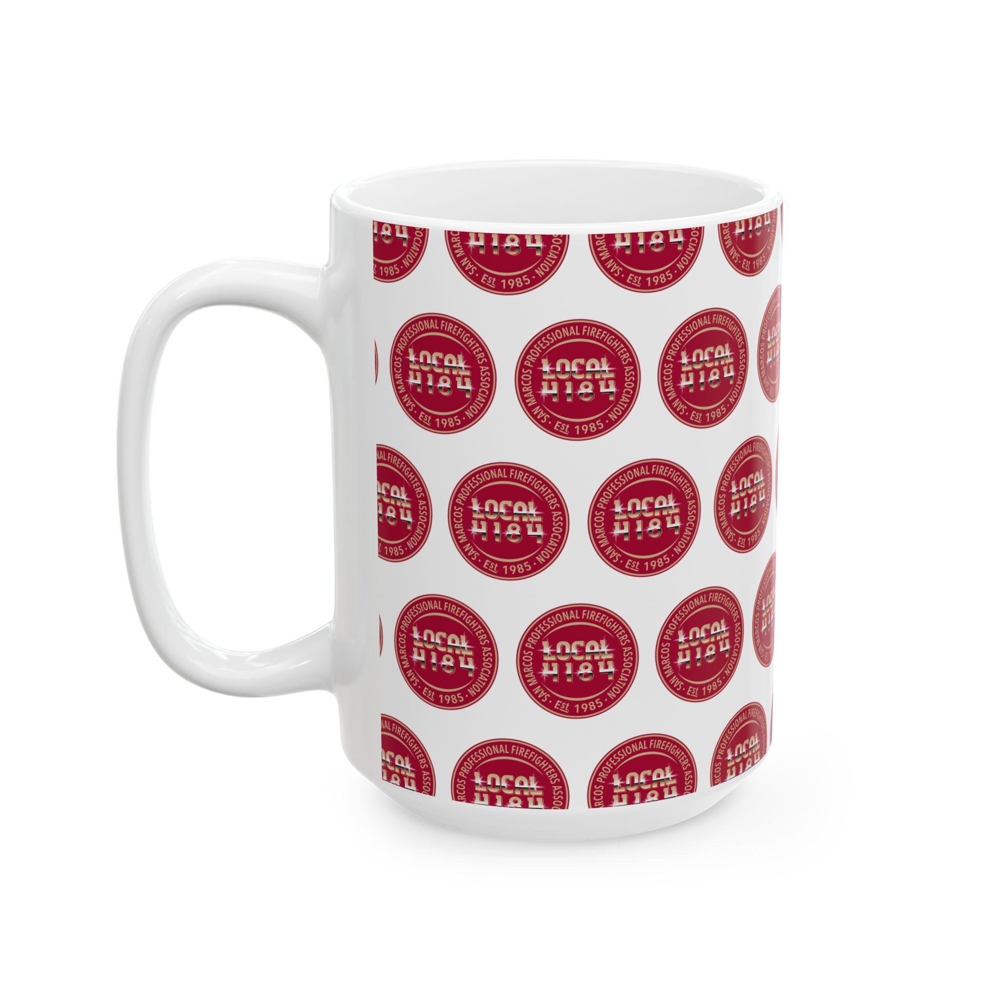 Drinkware- 4184 Lucky Strike Logo, 15oz Coffee Mug, V3
