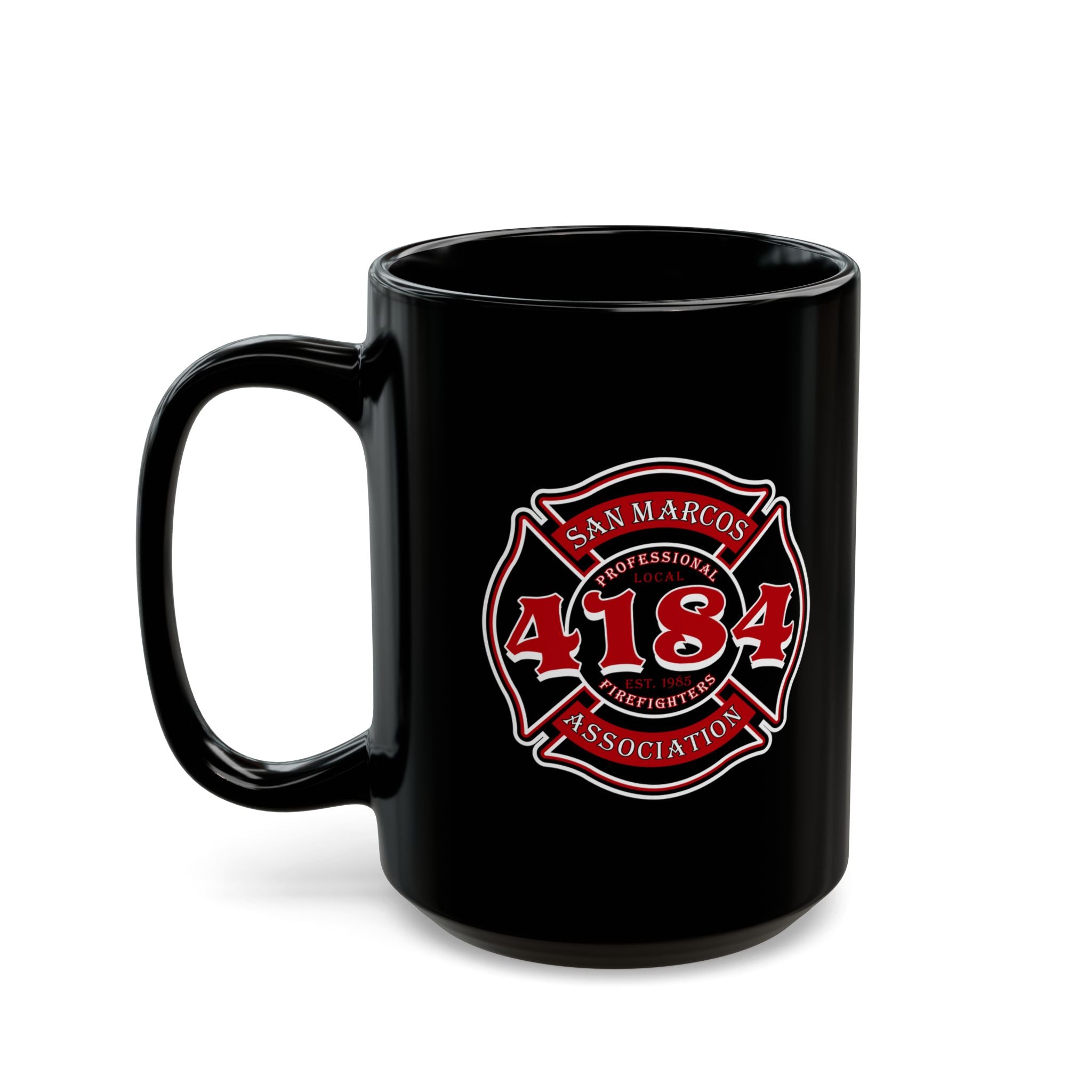 Drinkware- 4184 Maltese Cross Logo, 15oz Coffee Mug