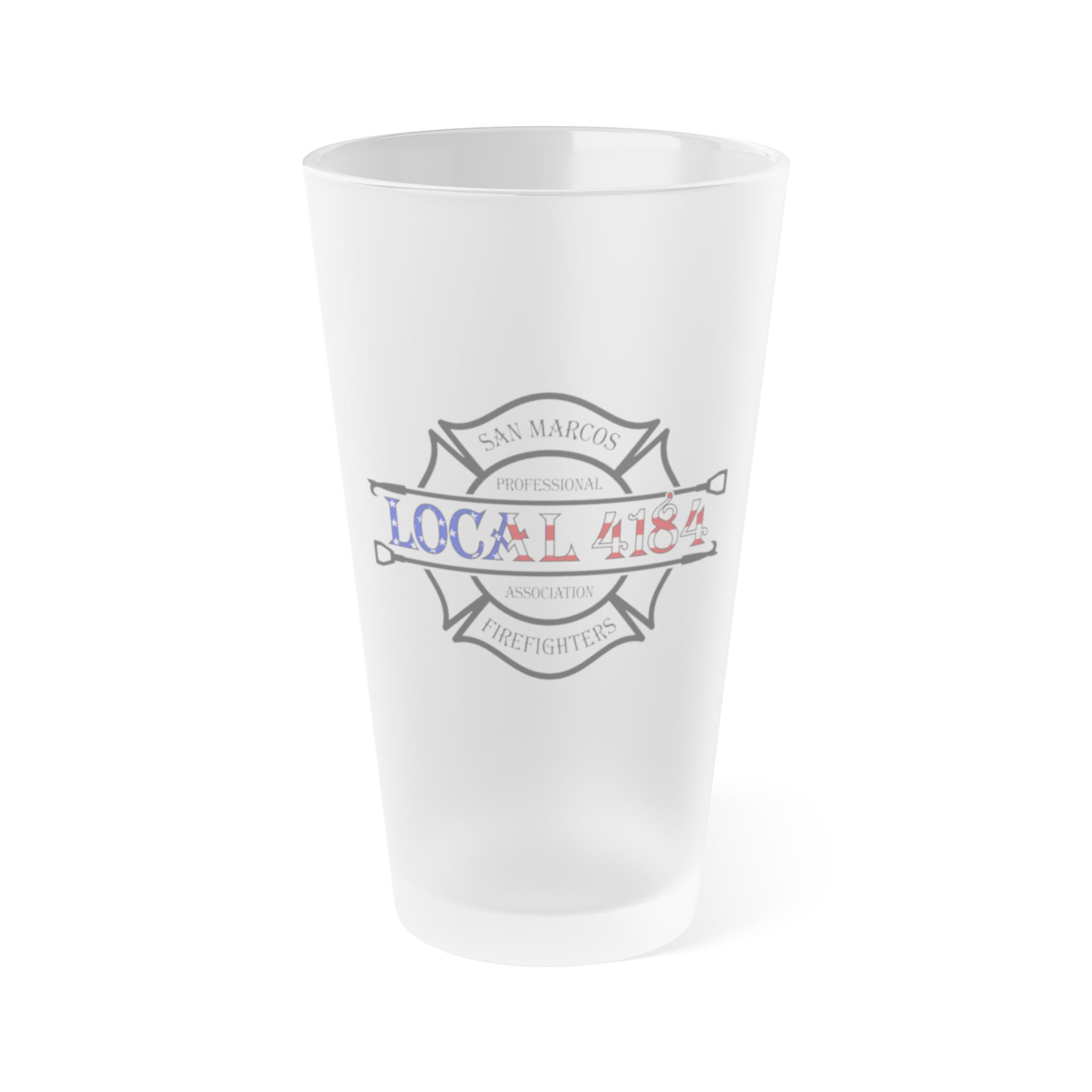 Drinkware- 4184 Pike Poles 16 oz. Frosted Pint Glass