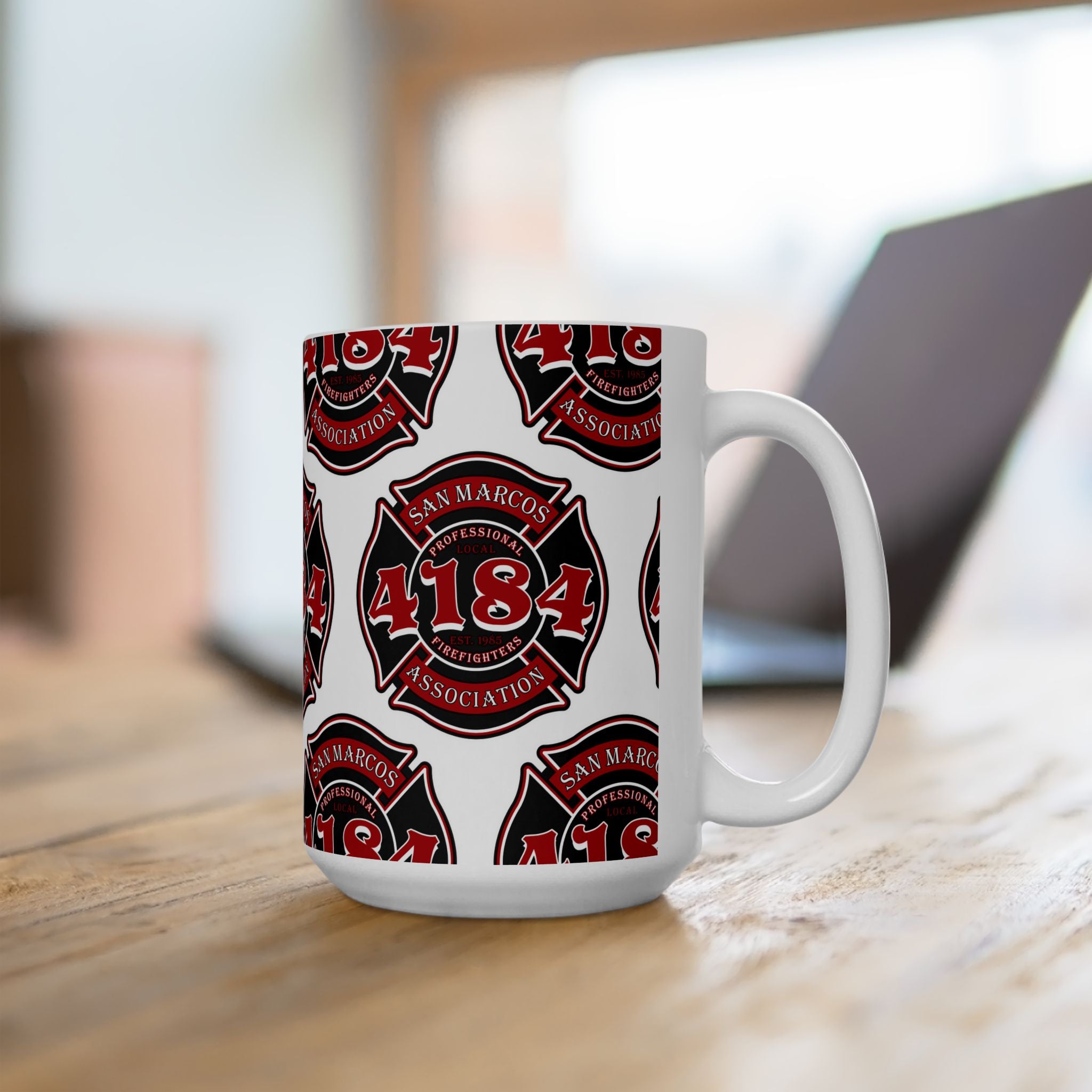 Drinkware- 4184 Logo, 15oz Coffee Mug, V3