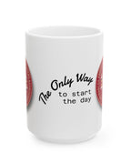 Drinkware- 4184 Lucky Strike Logo, 15oz Coffee Mug, V3