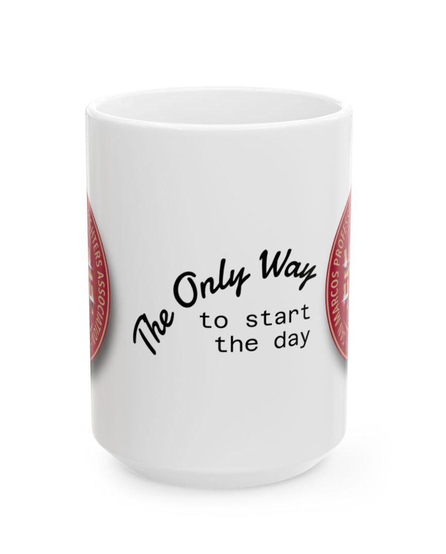 Drinkware- 4184 Lucky Strike Logo, 15oz Coffee Mug, V3