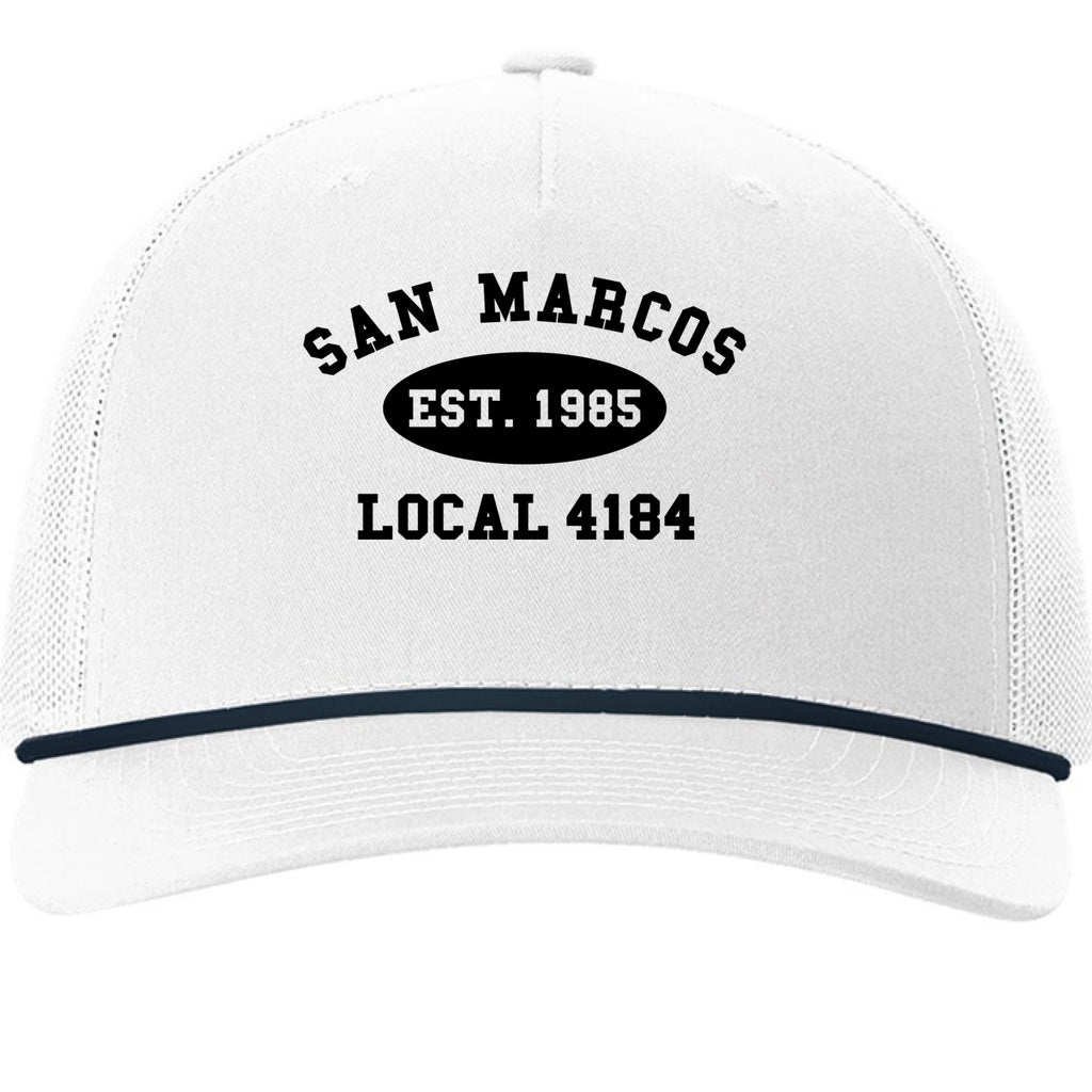 White/ Navy - FRONT